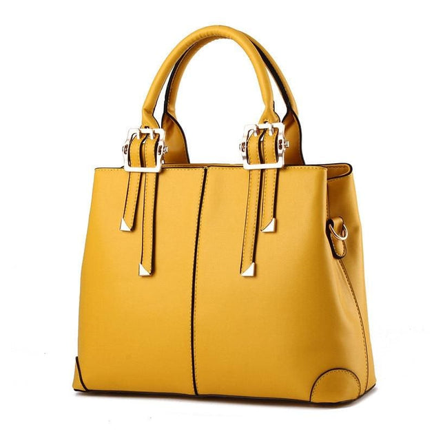 Ladies discount yellow handbags