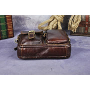 Male shoulder messenger bag cowhide - Men_Briefcase