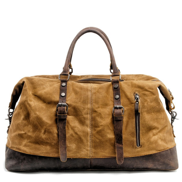 Canvas Leather Travel Duffel Bags – bellabydesignllc